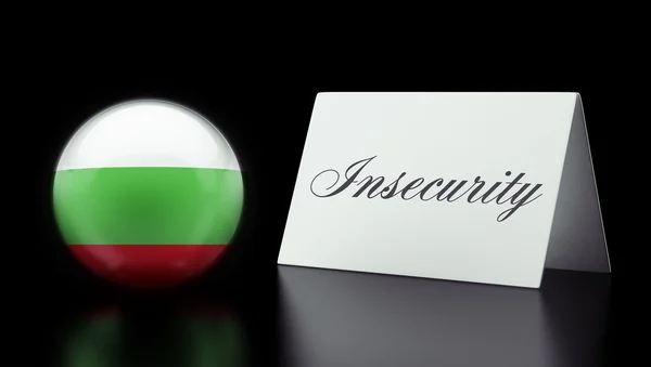 Bulgaria Insecurity Concept — Stock Photo, Image