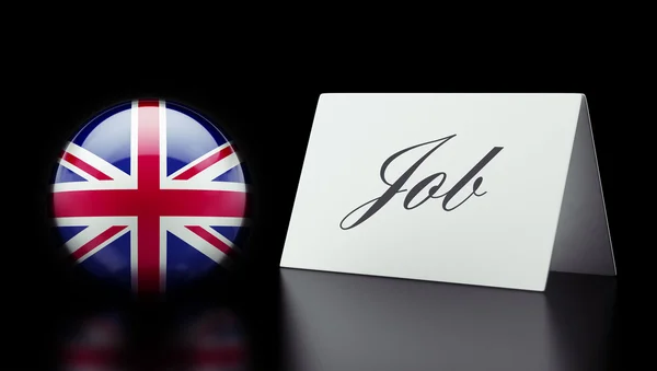 Storbritannien jobb koncept — Stockfoto