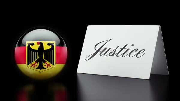 Alemania Concepto de Justicia — Foto de Stock