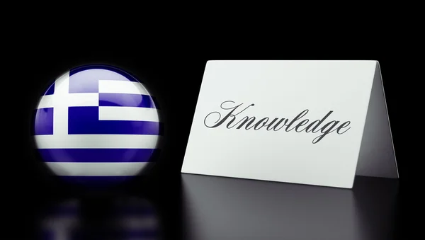 Grekland kunskap koncept — Stockfoto