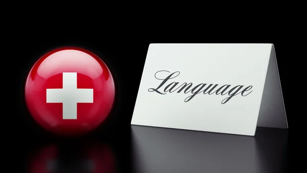 Switzerland Language Concept — Stock Photo, Image