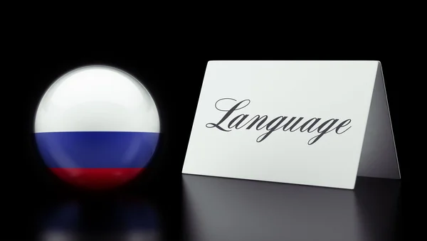 Rusia Concepto de idioma — Foto de Stock