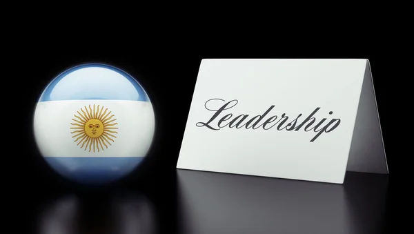 Концепція керівництва Аргентини — стокове фото