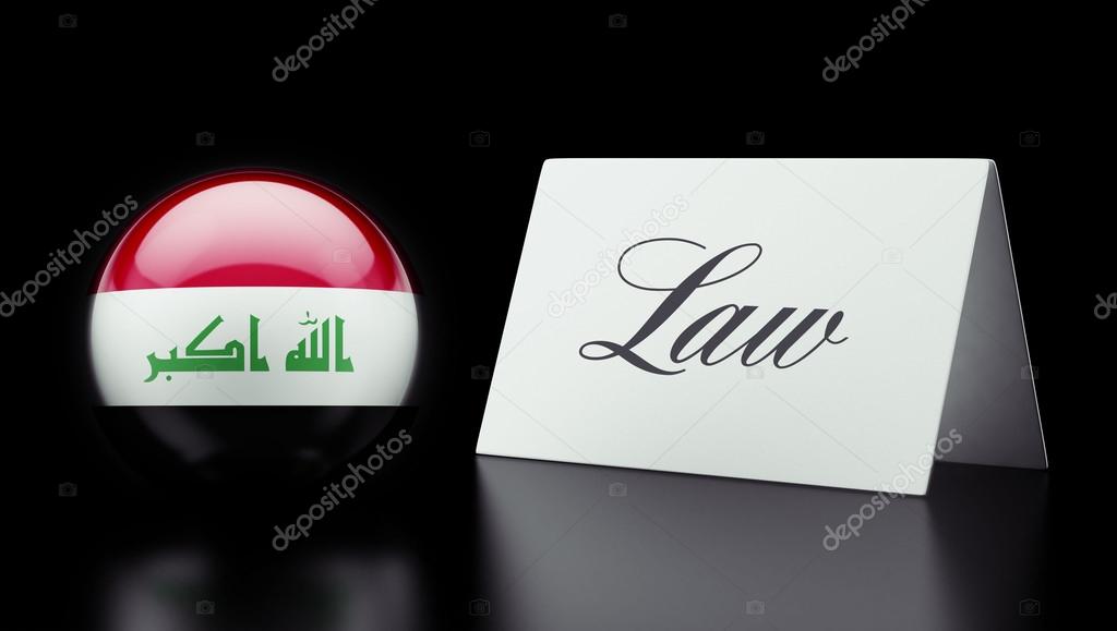 Iraq Law Concept