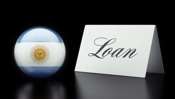 Arjantin kredi kavramı — Stok fotoğraf