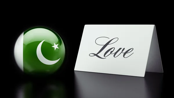Pakistan Love Concept — Stock Photo, Image