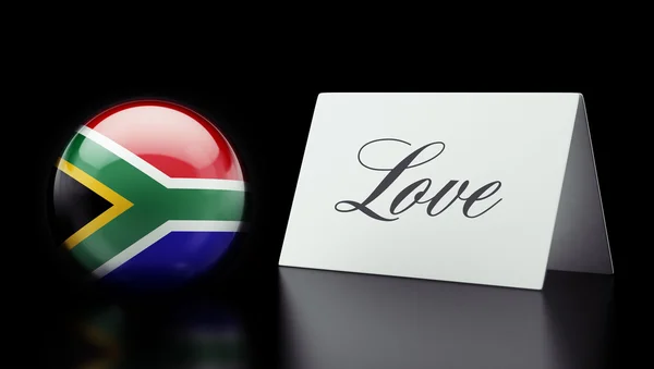 South Africa Love Concept — Stock Photo, Image