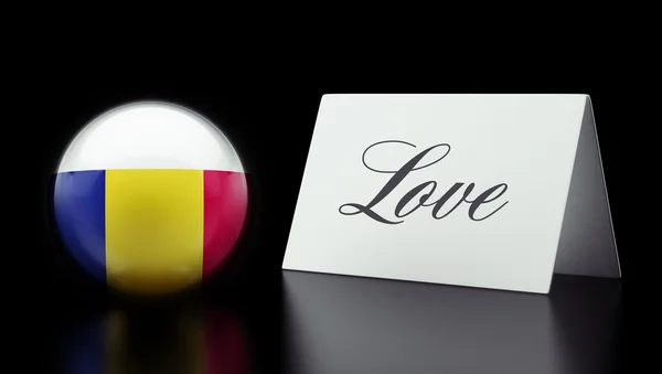 Romania Love Concept — Stock Photo, Image