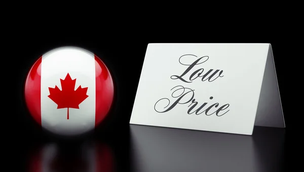 Kanada düşük fiyat kavramı — Stok fotoğraf