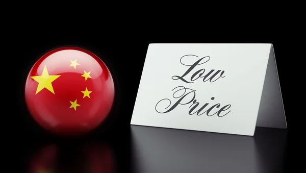 Kina lågt pris koncept — Stockfoto
