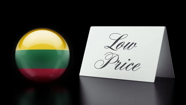 Lituânia Conceito de baixo preço — Fotografia de Stock