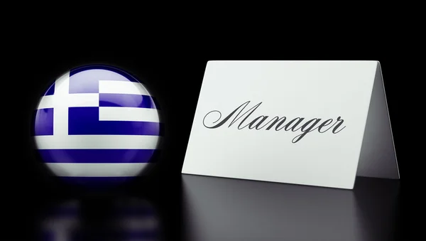 Greece Manage Concept — Stock Photo, Image