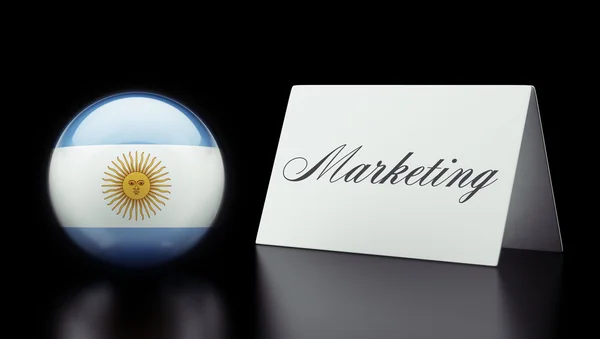 Argentina Concetto Marketing — Foto Stock