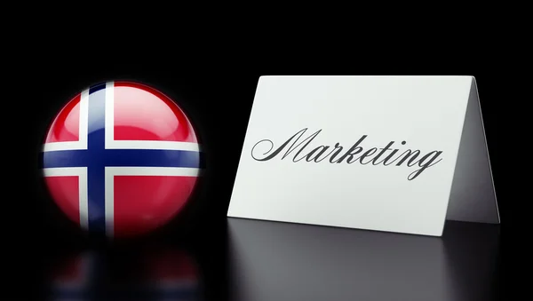 Noruega Conceito de Marketing — Fotografia de Stock