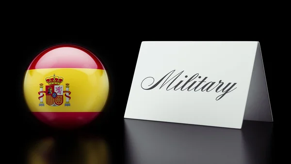 Spanisches Militärkonzept — Stockfoto