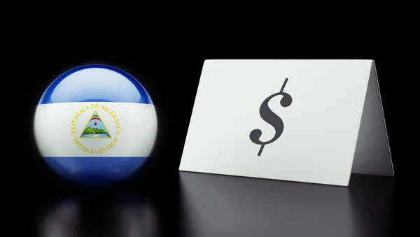 Nicaragua Concepto de dinero — Foto de Stock