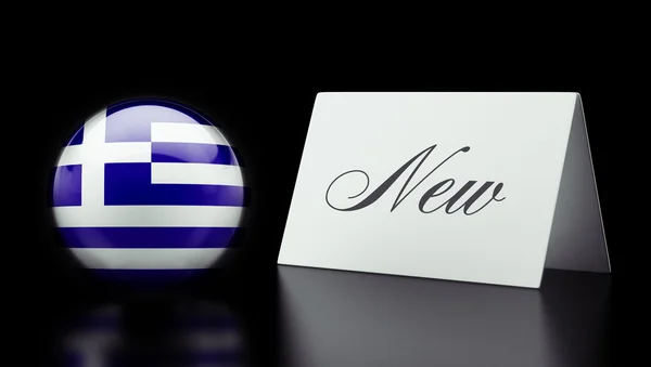 Grécia Novo Conceito — Fotografia de Stock