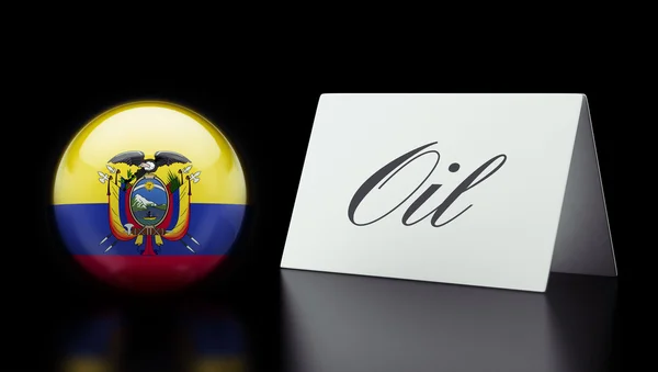 Ecuador Concetto di firma — Foto Stock