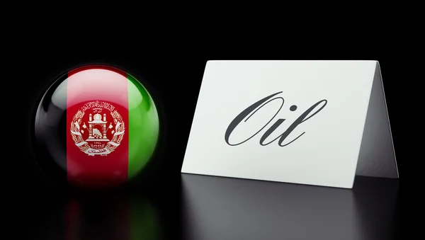 Afghanistan oil Concept — Stock Photo, Image