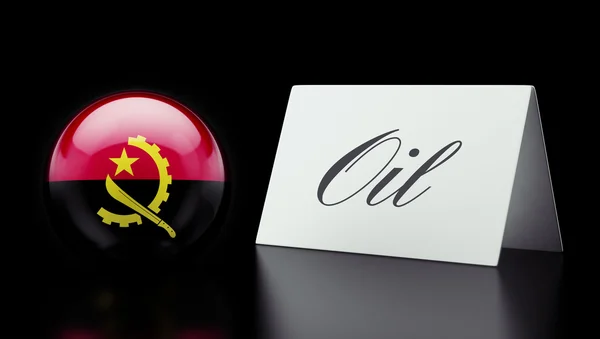 Angola Oil Concept — Stock Photo, Image