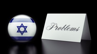 Israel Problems Concept clipart