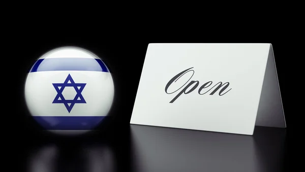 Concepto abierto de Israel — Foto de Stock