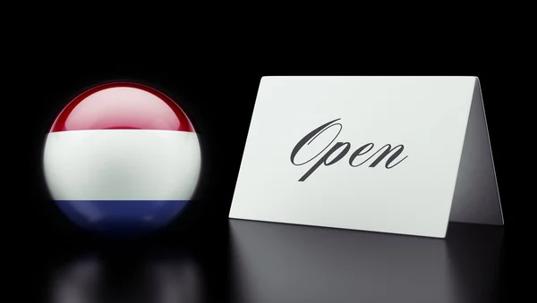 Nizozemsko otevřený koncept — Stock fotografie