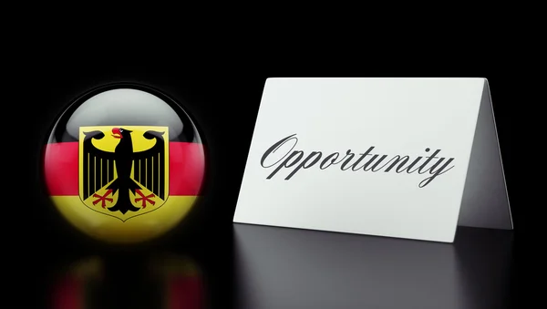 Alemania Oportunidad Concep — Foto de Stock