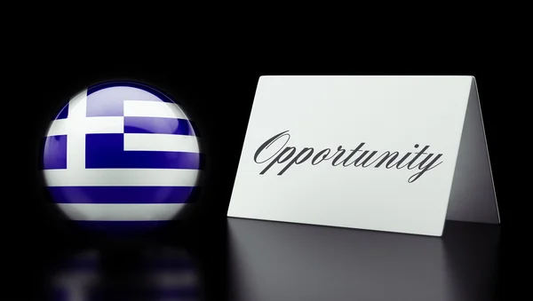 Grecia Oportunidad Concep — Foto de Stock
