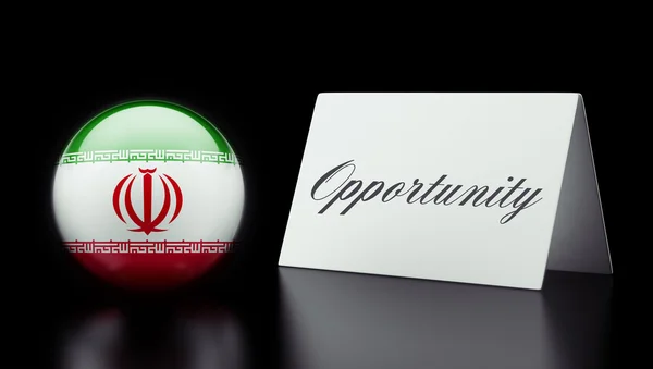 L'Iran opportunità Concep — Foto Stock