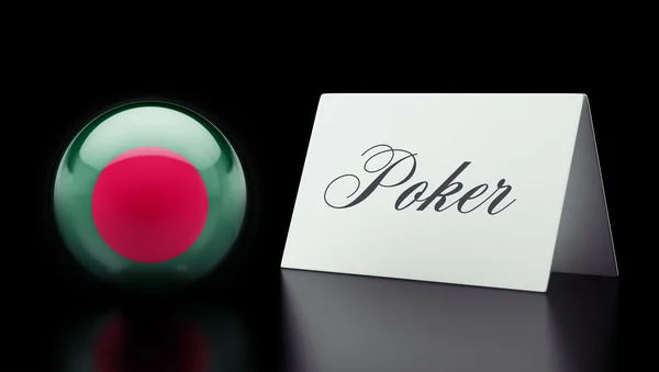 Bangladeş Poker kavramı — Stok fotoğraf