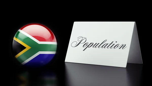 South Africa Population Concept — Stock Photo, Image