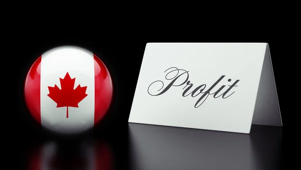 Kanada zisk koncept — Stock fotografie