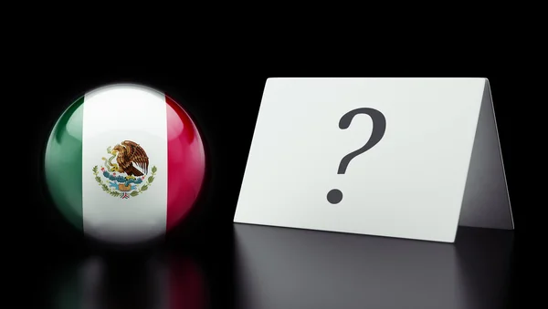 Mexico Question Mark Concept — Stock Photo, Image