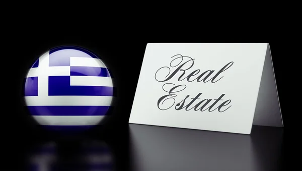 Greece Real Estate Concept — Stock Photo, Image