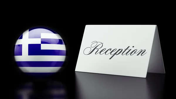 Grecia Concepto de recepción — Foto de Stock