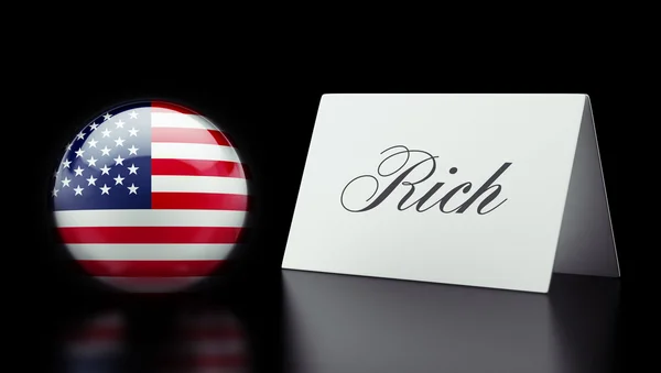 Spojené státy bohaté koncept — Stock fotografie