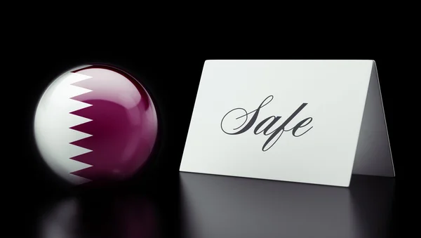 Qatar Safe Concept — Stock Photo, Image