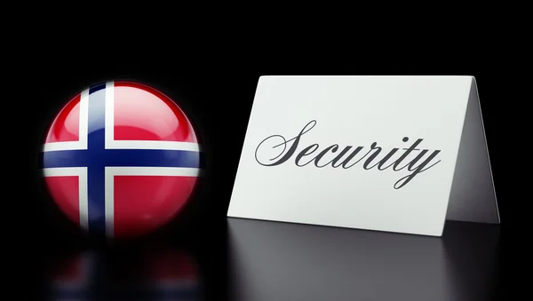 Norvegia Concetto di sicurezza — Foto Stock