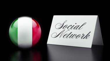 İtalya sosyal ağ Concep