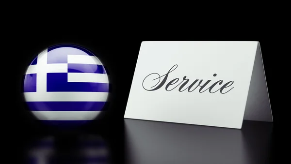 Grecia Concepto de servicio — Foto de Stock