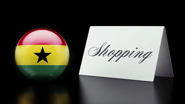 Concepto de compras de Ghana —  Fotos de Stock