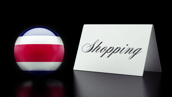 Concepto de compras de Costa Rica — Foto de Stock