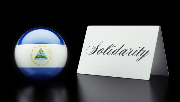 Koncept solidarita Nikaragua — Stock fotografie