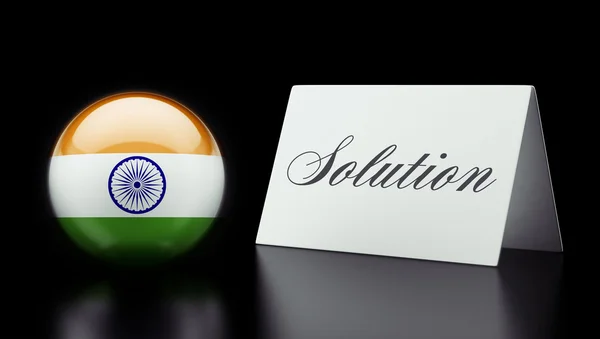 India oplossing Concept — Stockfoto