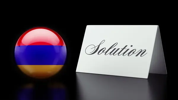 Armenia Solution Concept — Stock Photo, Image