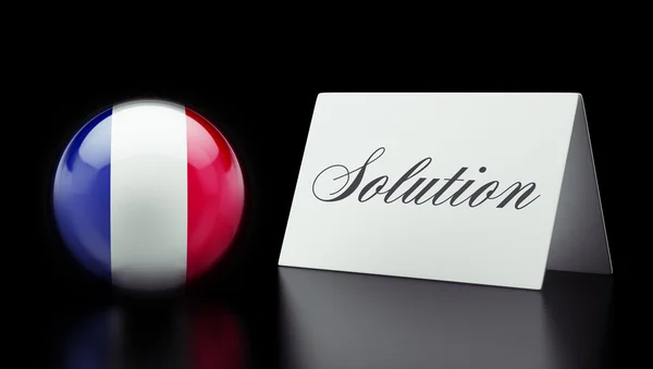 France Solution Concept — Stock Photo, Image