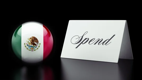 Mexico spend concept — Stock Photo, Image