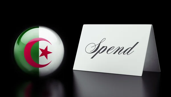 Algeria Concetto di spesa — Foto Stock