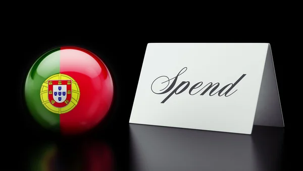 Portogallo Concetto di spesa — Foto Stock